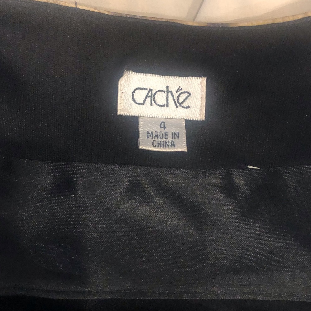 Cache Leopard Print Spaghetti Strap Cocktail Dres… - image 5